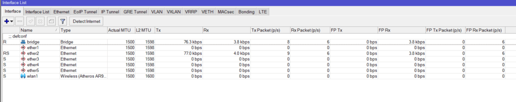 reconociendo las interfaces