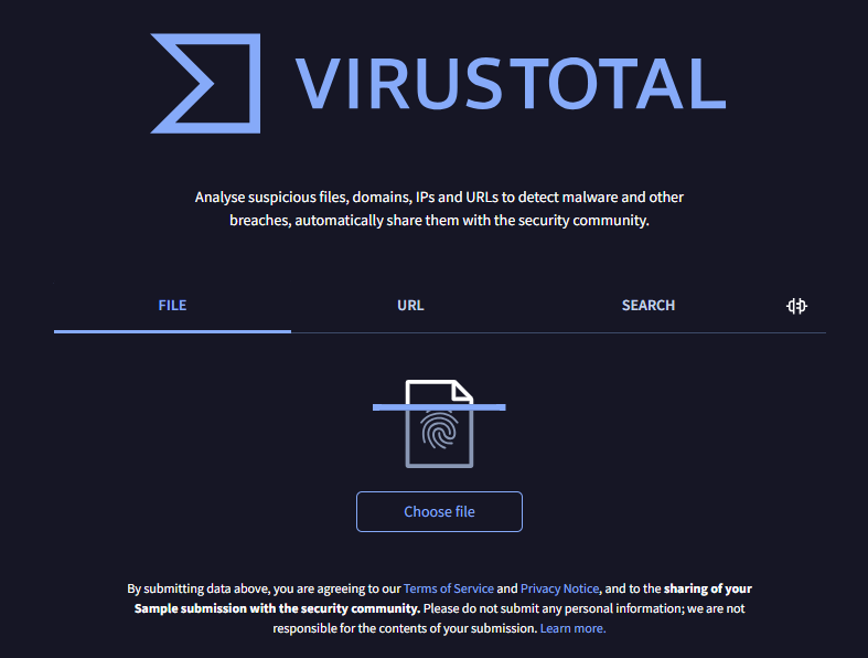 virustotal web herramienta cyberseguridad