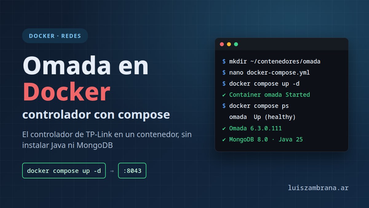 Controlador Omada en Docker con docker compose